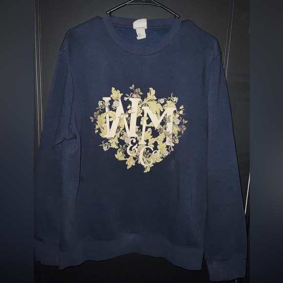H&M Other - Vintage Navy Blue Graphic Sweatshirt